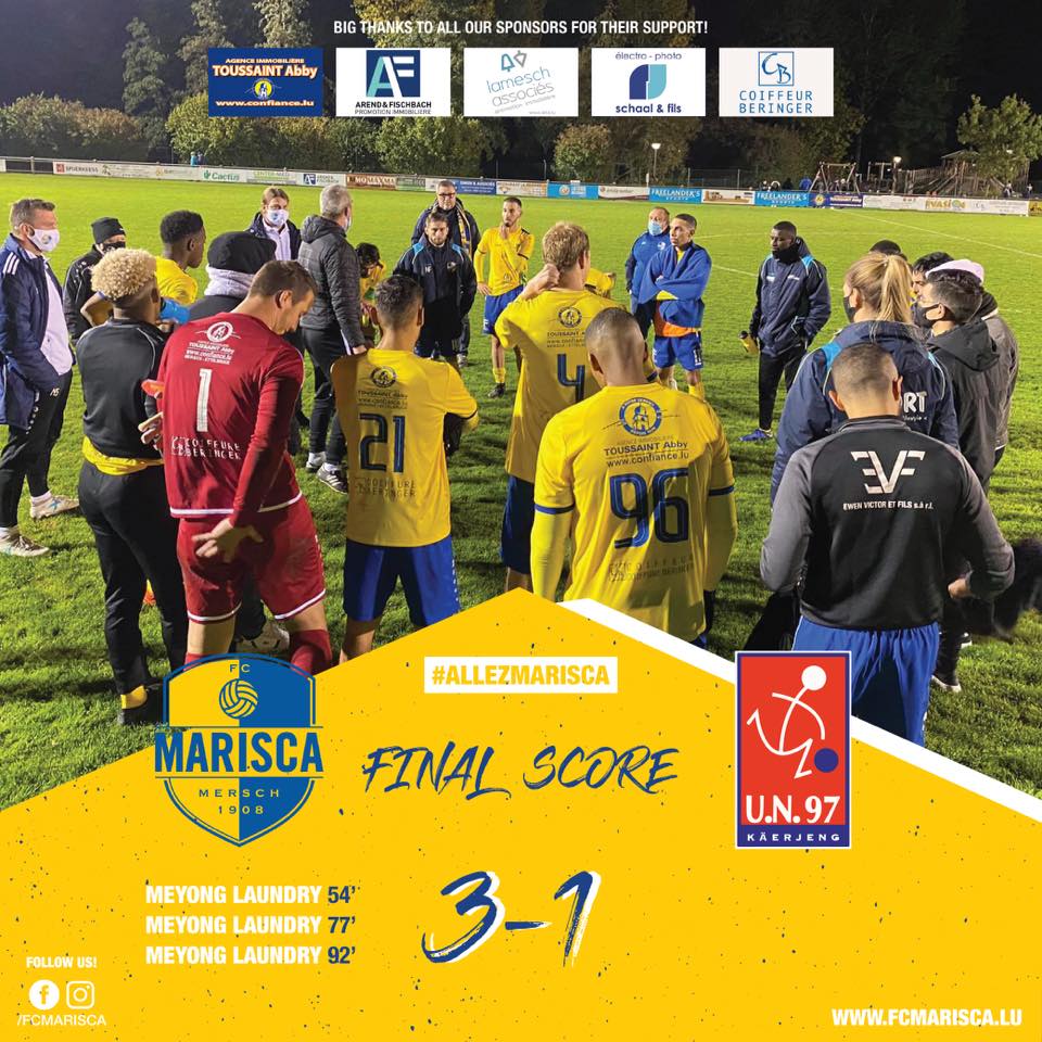 FC Marisca - UN Käerjeng 97 : 3-1