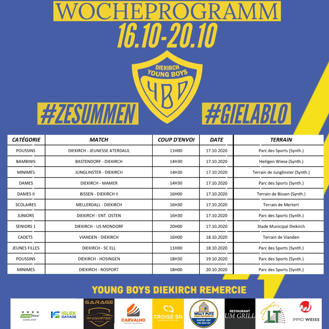 Programm vum Weekend