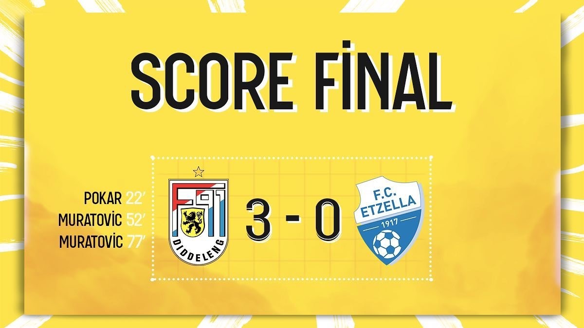 F91 Diddeleng - Etzella Ettelbruck 3-0 F91 Diddeleng - Etzella Ettelbruck 3-0