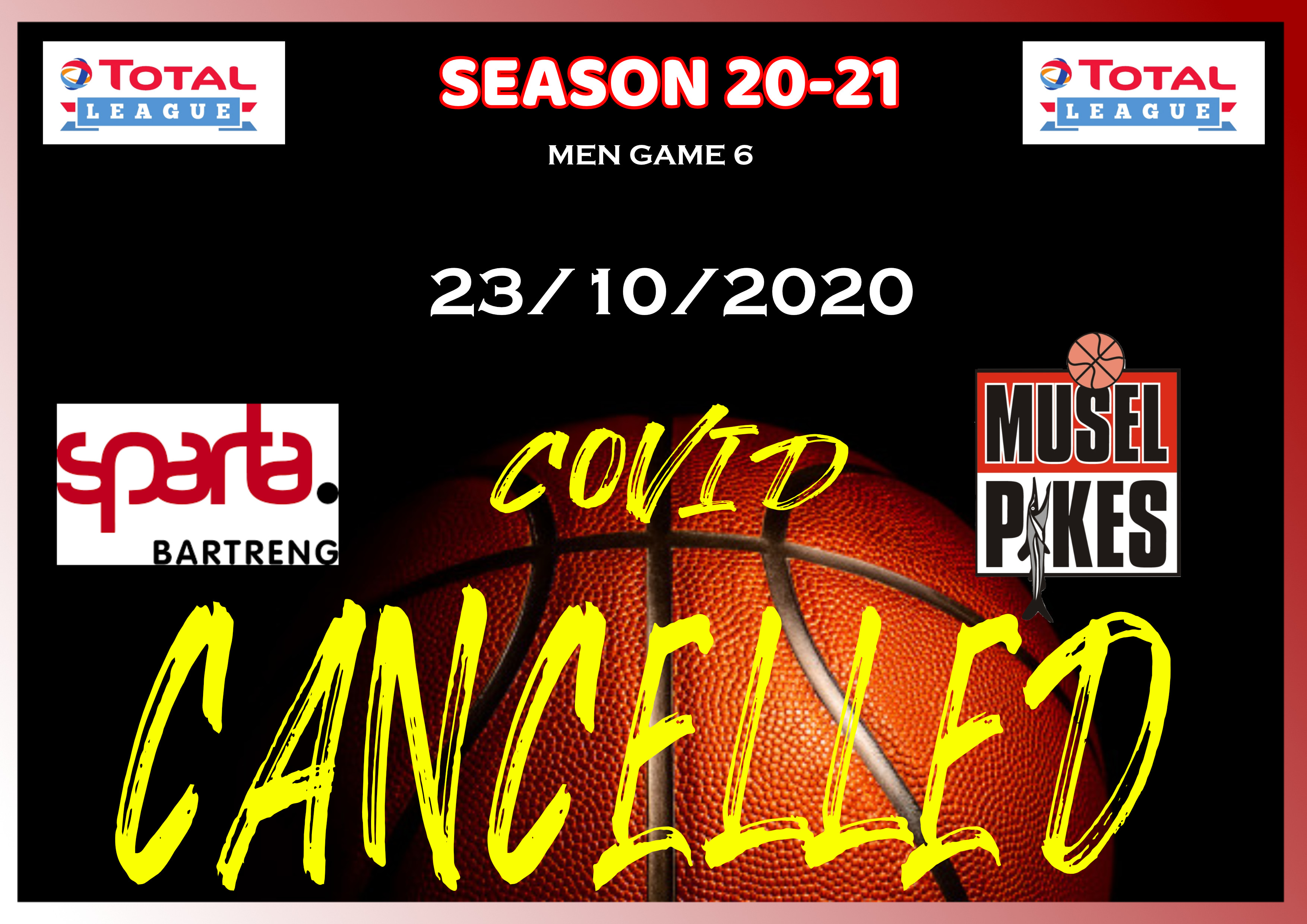 Game 6 men cancelled