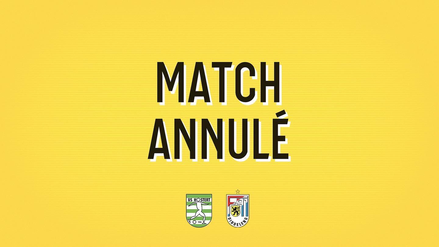 Match annulé