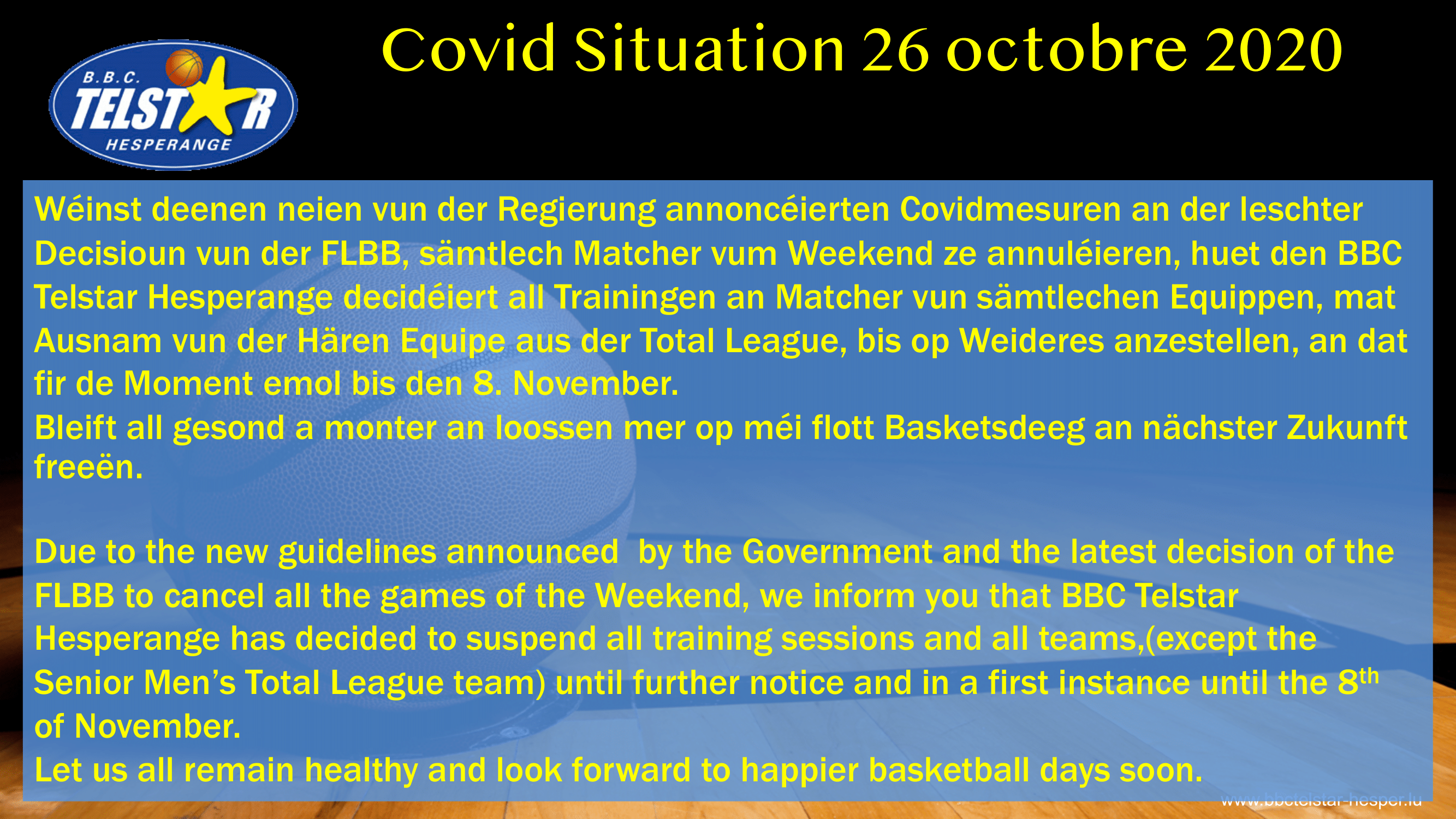 Bis op weideres keen Training