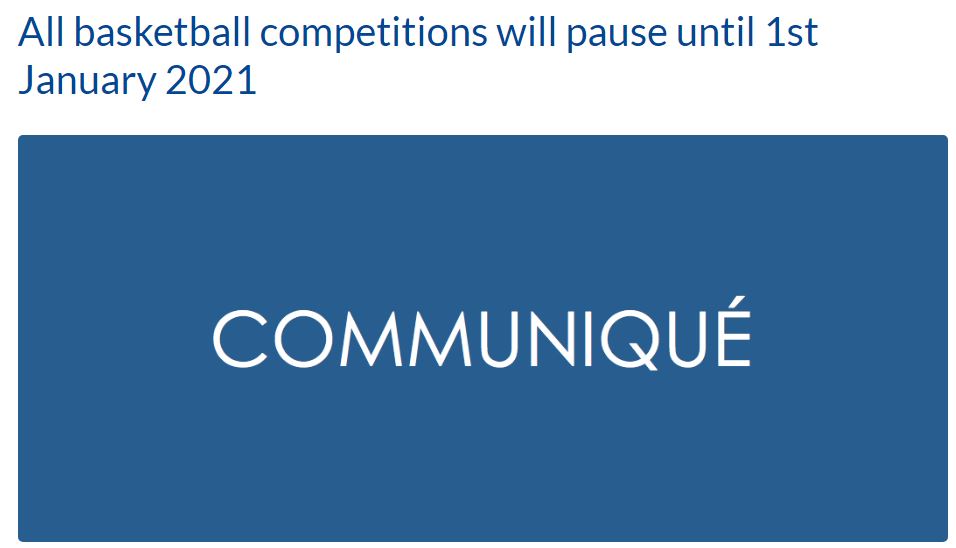 Communiqué Communiqué