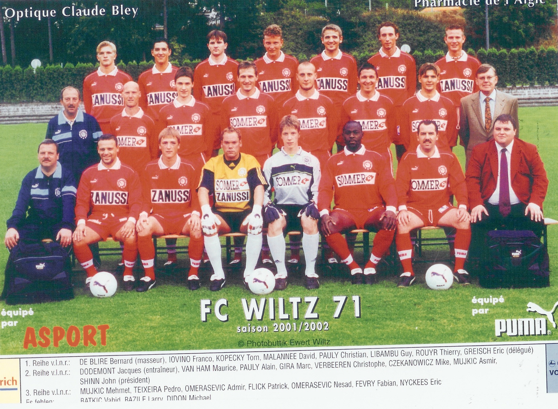 Dem Mulles seng Rubrik - 2001-2002: Sofortiger Wiederaufstieg trotz missratenen Starts Dem Mulles seng Rubrik - 2001-2002: Sofortiger Wiederaufstieg trotz missratenen Starts