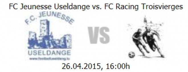 Haut um 16h00 Auswäertsmatch zu Useldéng