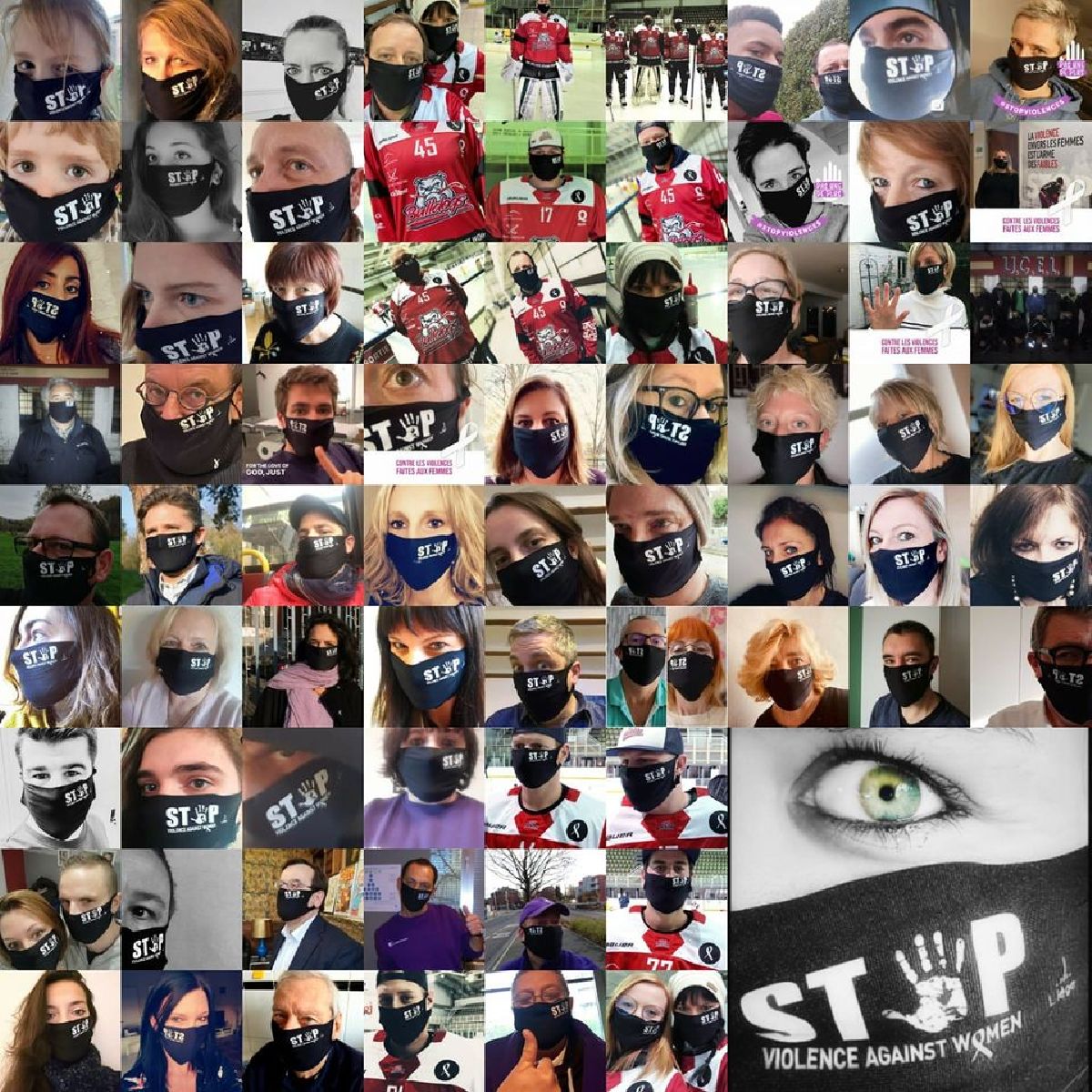 Les Bulldogs de Liège disent #STOP aux violences faites aux femmes Les Bulldogs de Liège disent #STOP aux violences faites aux femmes