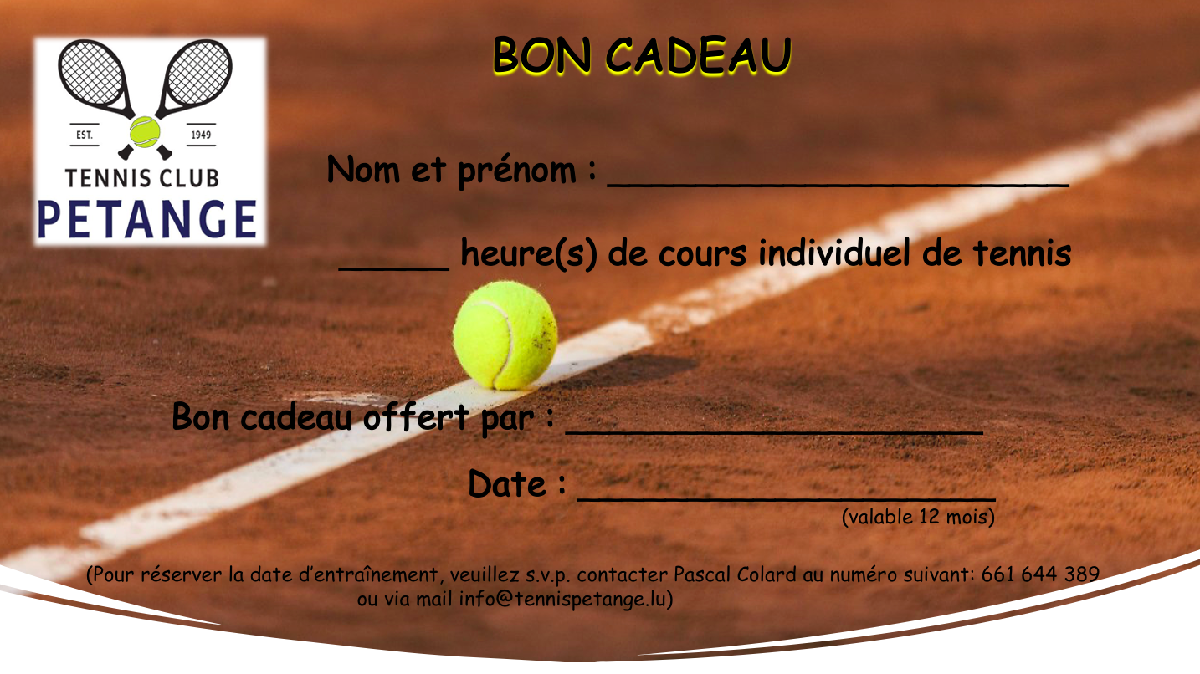Bon Cadeau TCP Bon Cadeau TCP