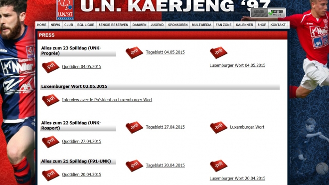 Presseberichter zum 23 Spilldag...