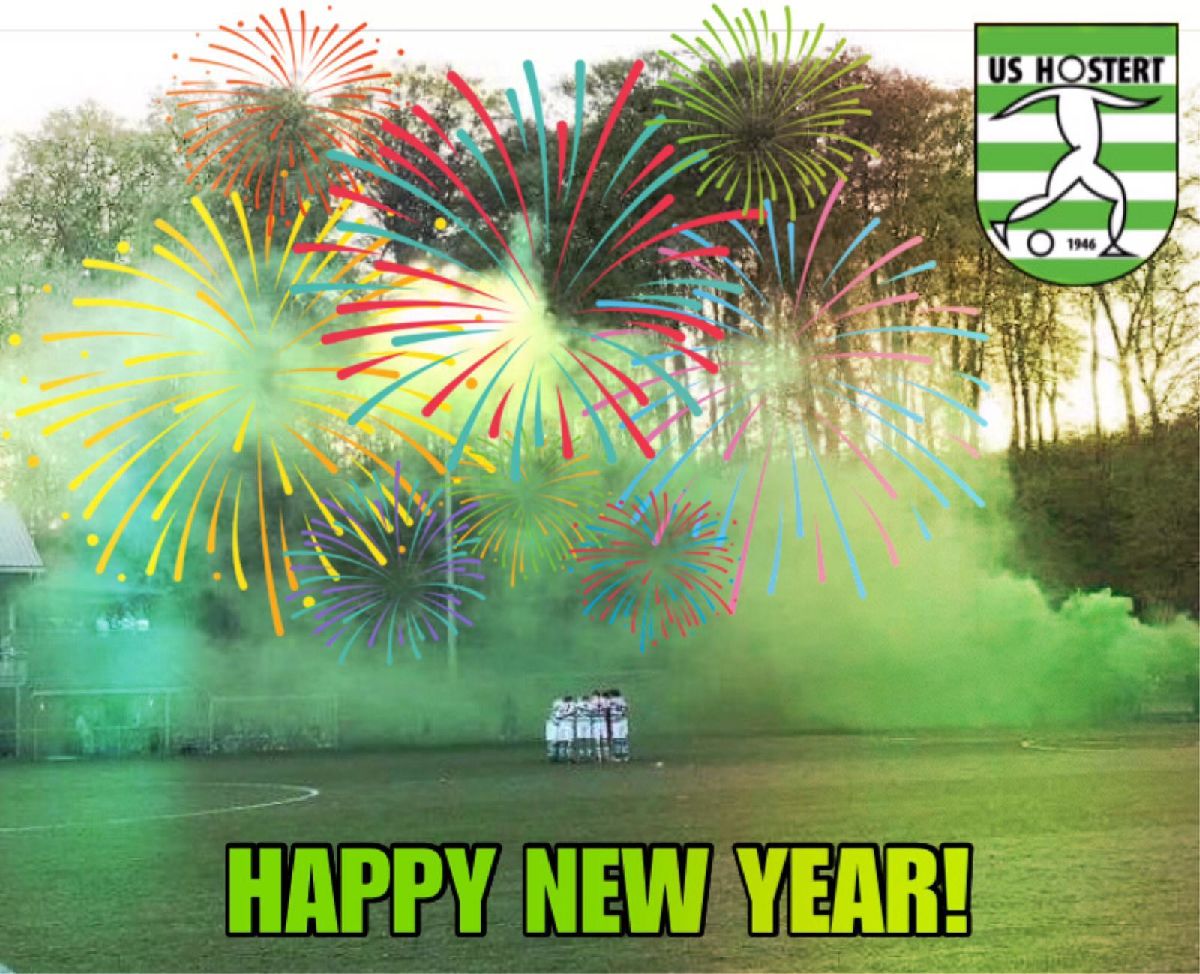 E schéint neit Joër + Bonne année + Frohes neues Jahr