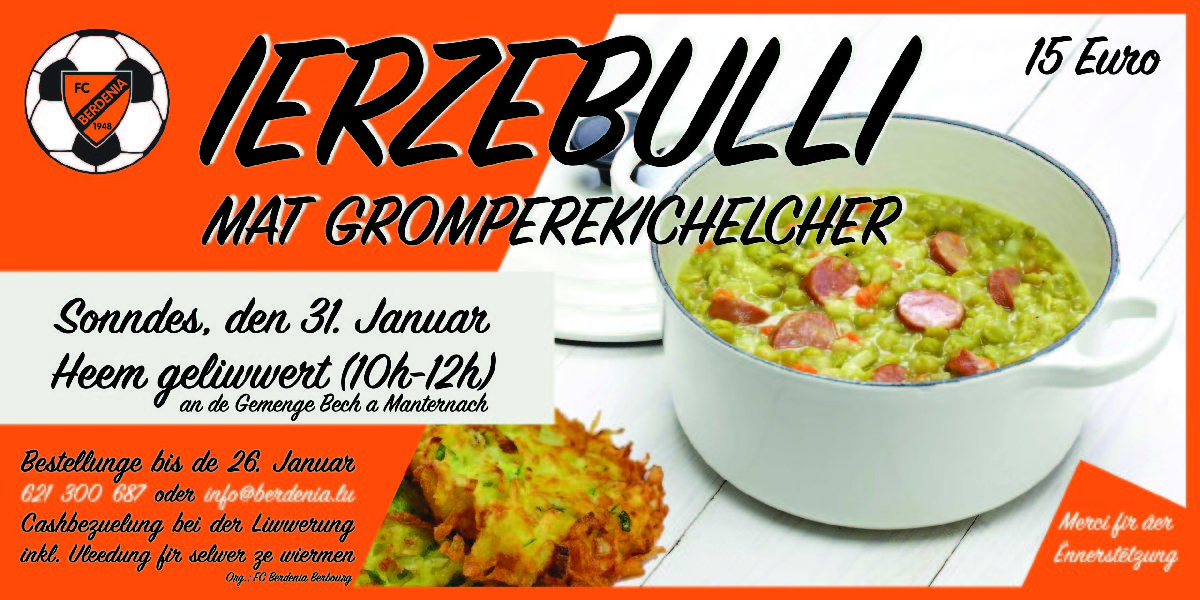 Ierzebulli mat Gromperekichelcher Ierzebulli mat Gromperekichelcher