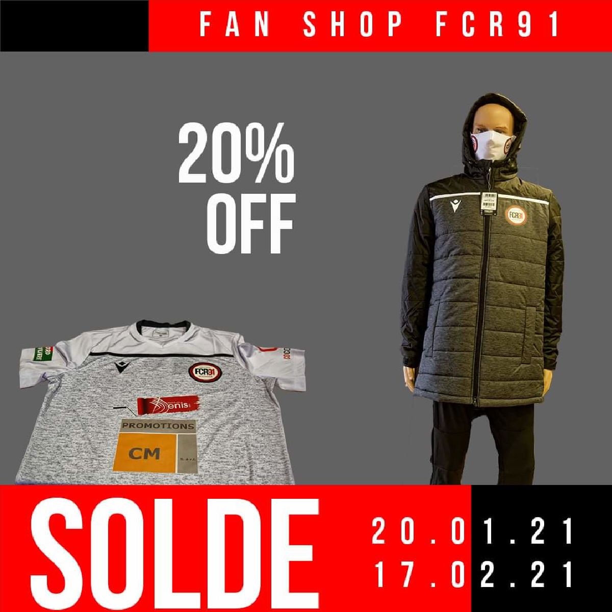 Soldes au fan Shop FCR91