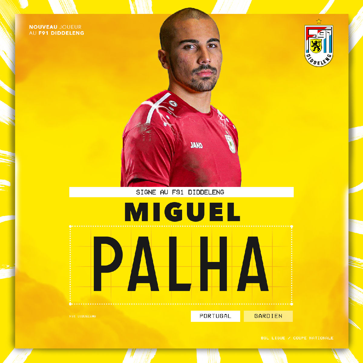 Miguel Palha signe au F91 !