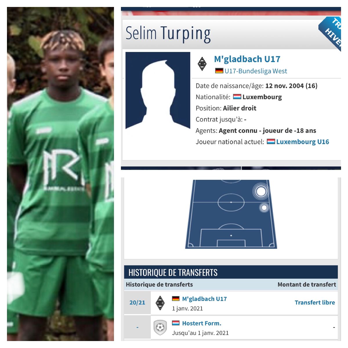 Selim TURPING vun haut un offiziell Borusse !