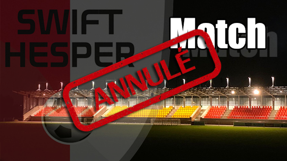 Matchs du weekend: Annulations! Matchs du weekend: Annulations!