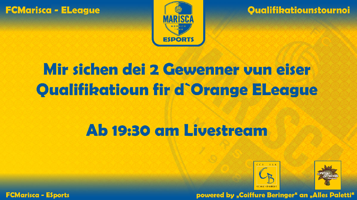 ELeague Qualifikatioun ELeague Qualifikatioun