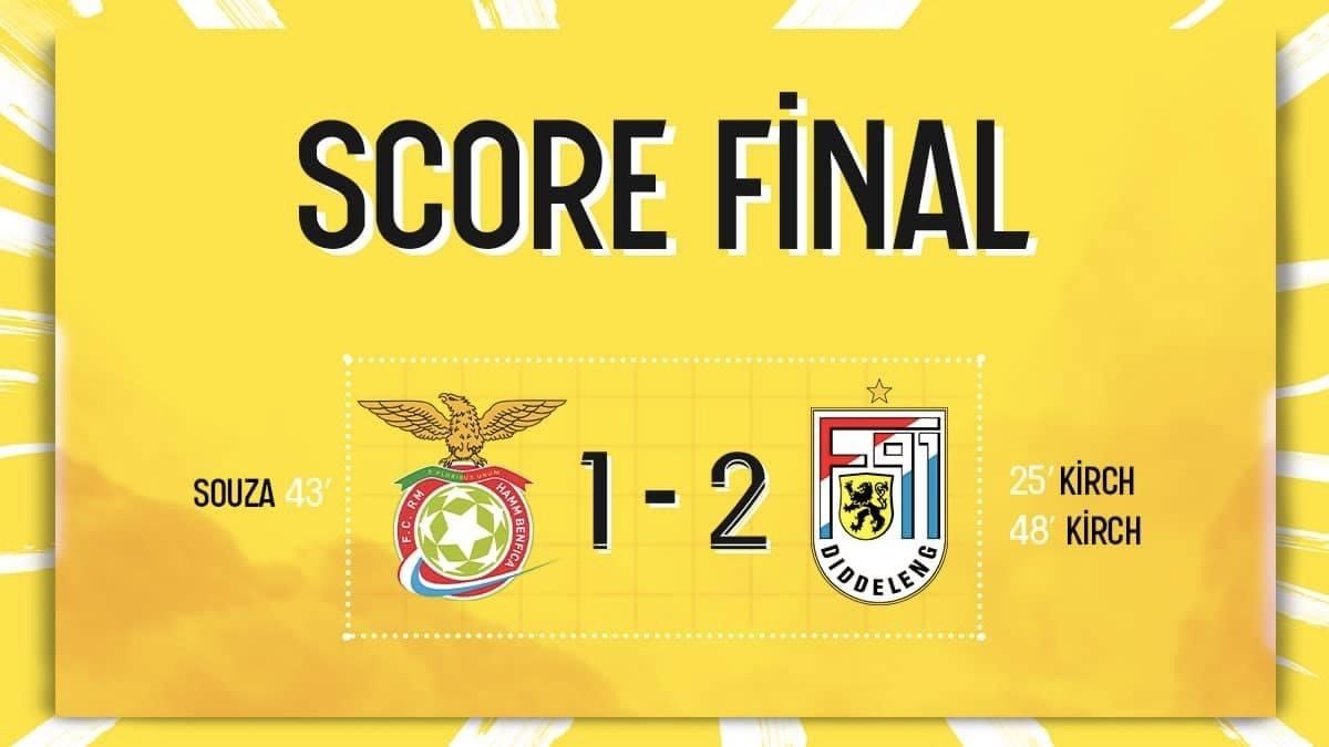 RM Hamm Benfica - F91 Diddeleng RM Hamm Benfica - F91 Diddeleng