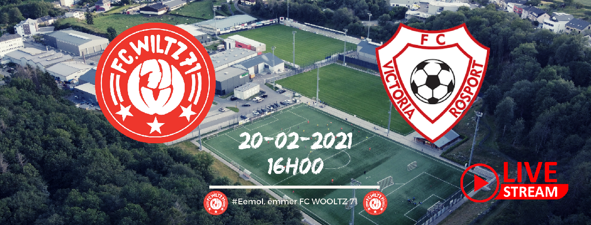 It's GAME TIME! FC WILTZ 71 gegen FC VICTORIA ROSPORT It's GAME TIME! FC WILTZ 71 gegen FC VICTORIA ROSPORT