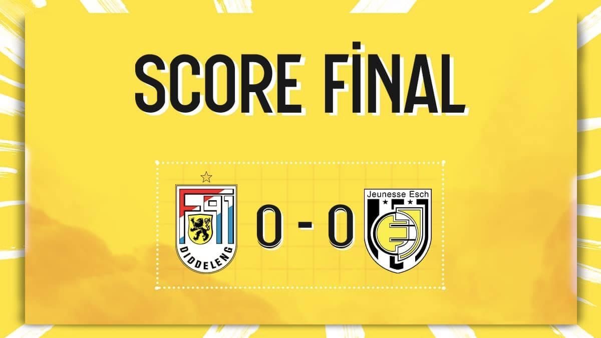 F91 Diddeleng - Jeunesse Esch 0-0 F91 Diddeleng - Jeunesse Esch 0-0