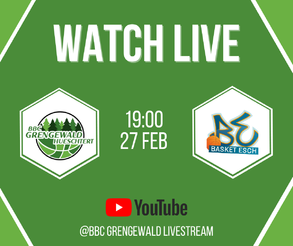 Dames A vs. Basket Esch - Livestream