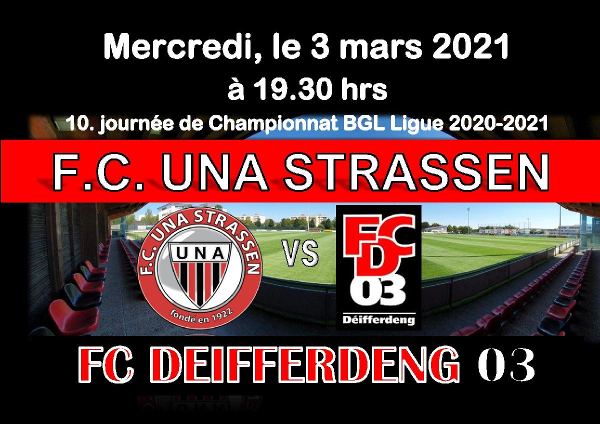  Match vs FCD 03 a huis clos.....