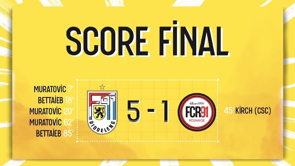 F91 Diddeleng - FC Rodange 91