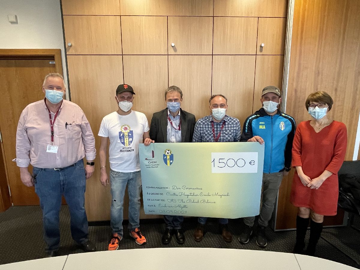 Don au CHEM de la part de FC The Belval Belvaux