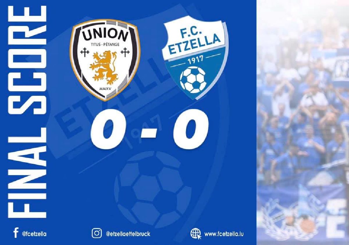 UNION TITUS PÉTANGE 0-0 FC ETZELLA
