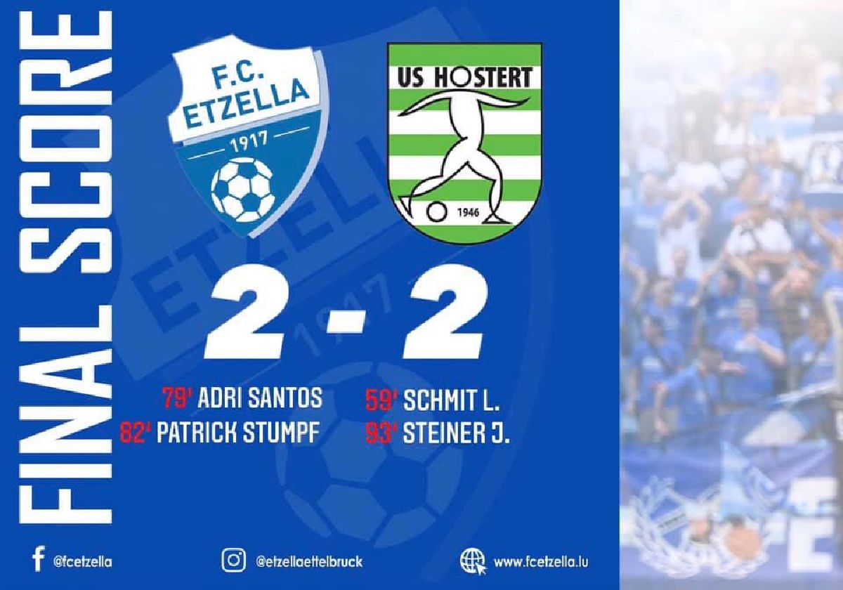 FC ETZELLA 2-2 US HOSTERT