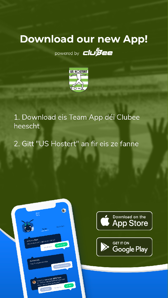Nei Clubee -App fir all USH Memberen matt allen Infos