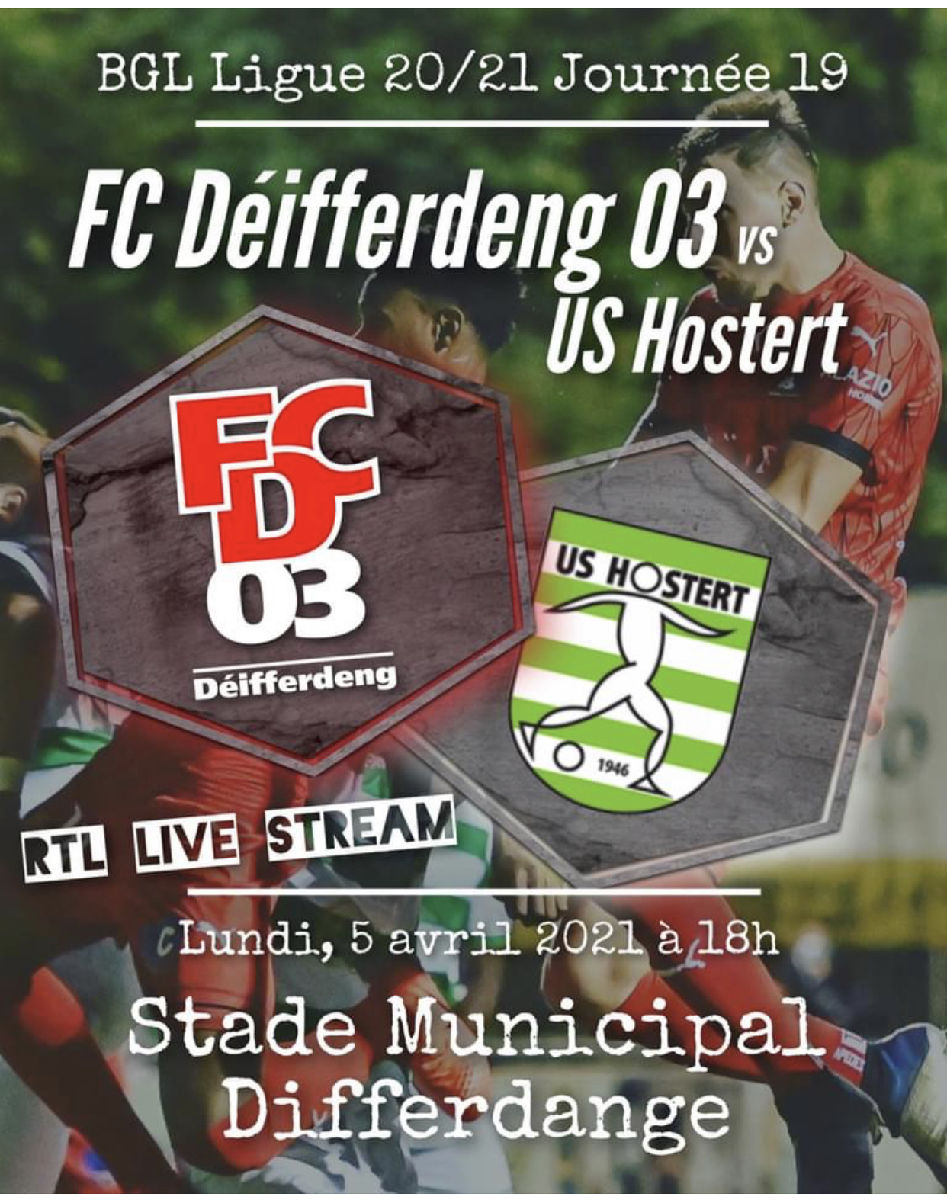 USH spillt Ouschterméindeg zu Déifferdeng beim F03