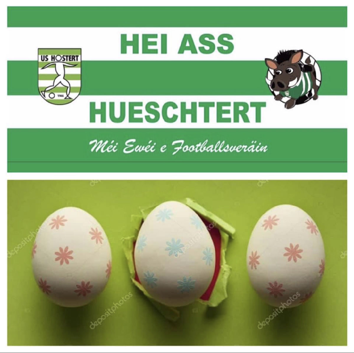 Schéin Ouschteren - Joyeuses Pâques - Frohe Ostern