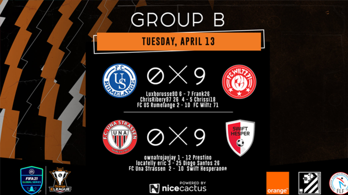 3.Spilldag an der Orange eLeague 3.Spilldag an der Orange eLeague