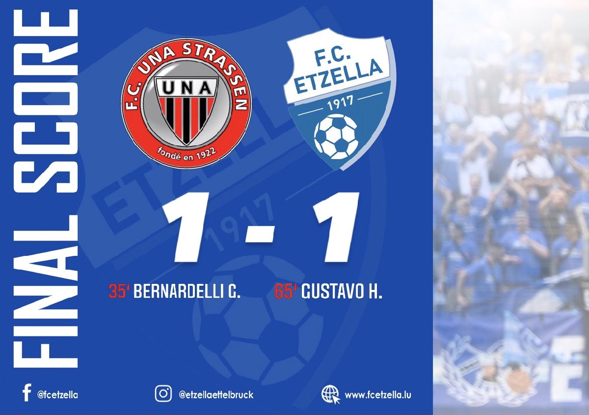 UNA STRASSEN 1-1 FC ETZELLA