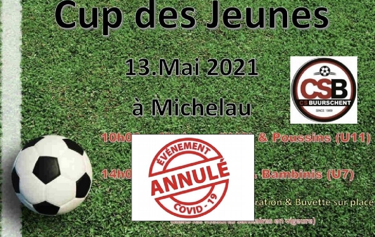 Cup des Jeunes 13.Mai 2021- ANNULÉ