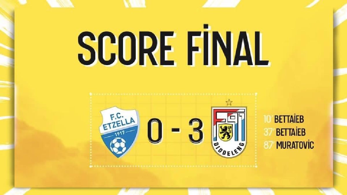 Etzella Ettelbruck - F91 Diddeleng 0-3 Etzella Ettelbruck - F91 Diddeleng 0-3