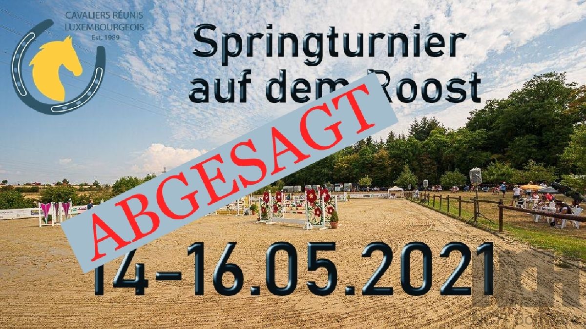 Abgesagt - Springturnier im Mai Abgesagt - Springturnier im Mai