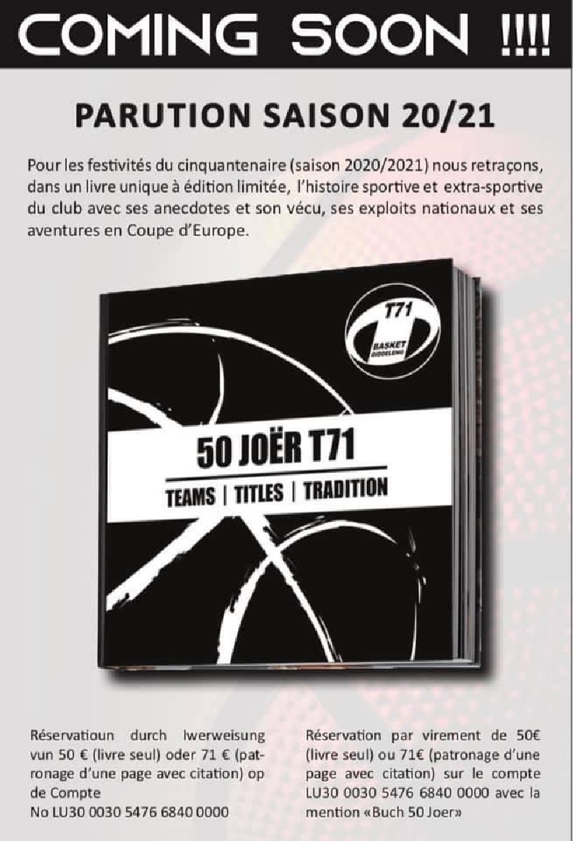 Countdown 50 Joer T71 - Teams, Titles, Tradition Countdown 50 Joer T71 - Teams, Titles, Tradition