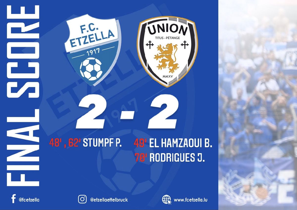 FC ETZELLA 2-2 UNION TITUS PÉTANGE
