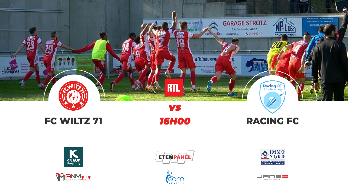 FC WILTZ 71 VS RACING : STADIONZEITUNG FC WILTZ 71 VS RACING : STADIONZEITUNG