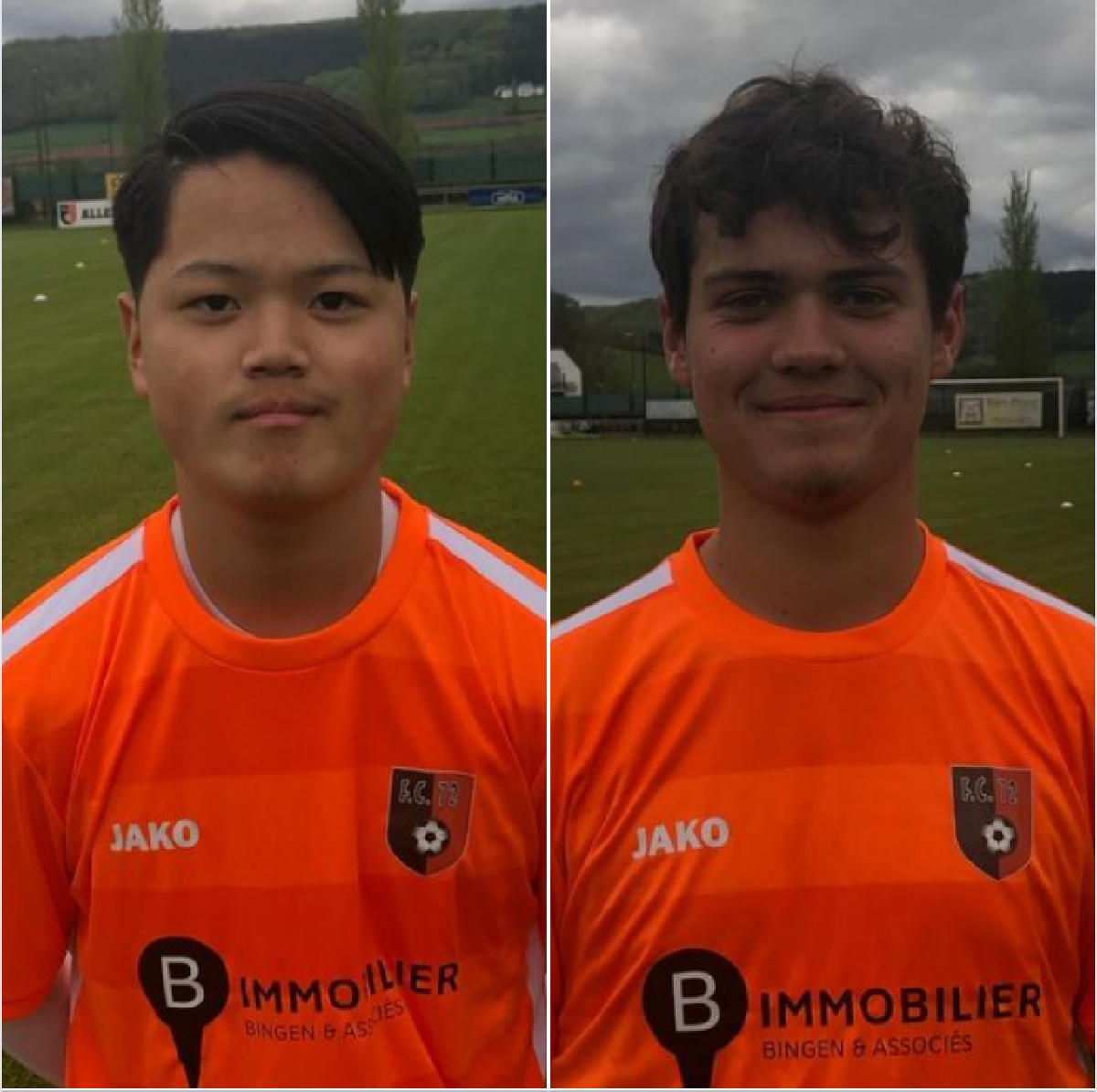 Jos Quaring an de Lenny Feider ënnerschreiwen hiren éischte Kontrakt fir 3 Saisonen