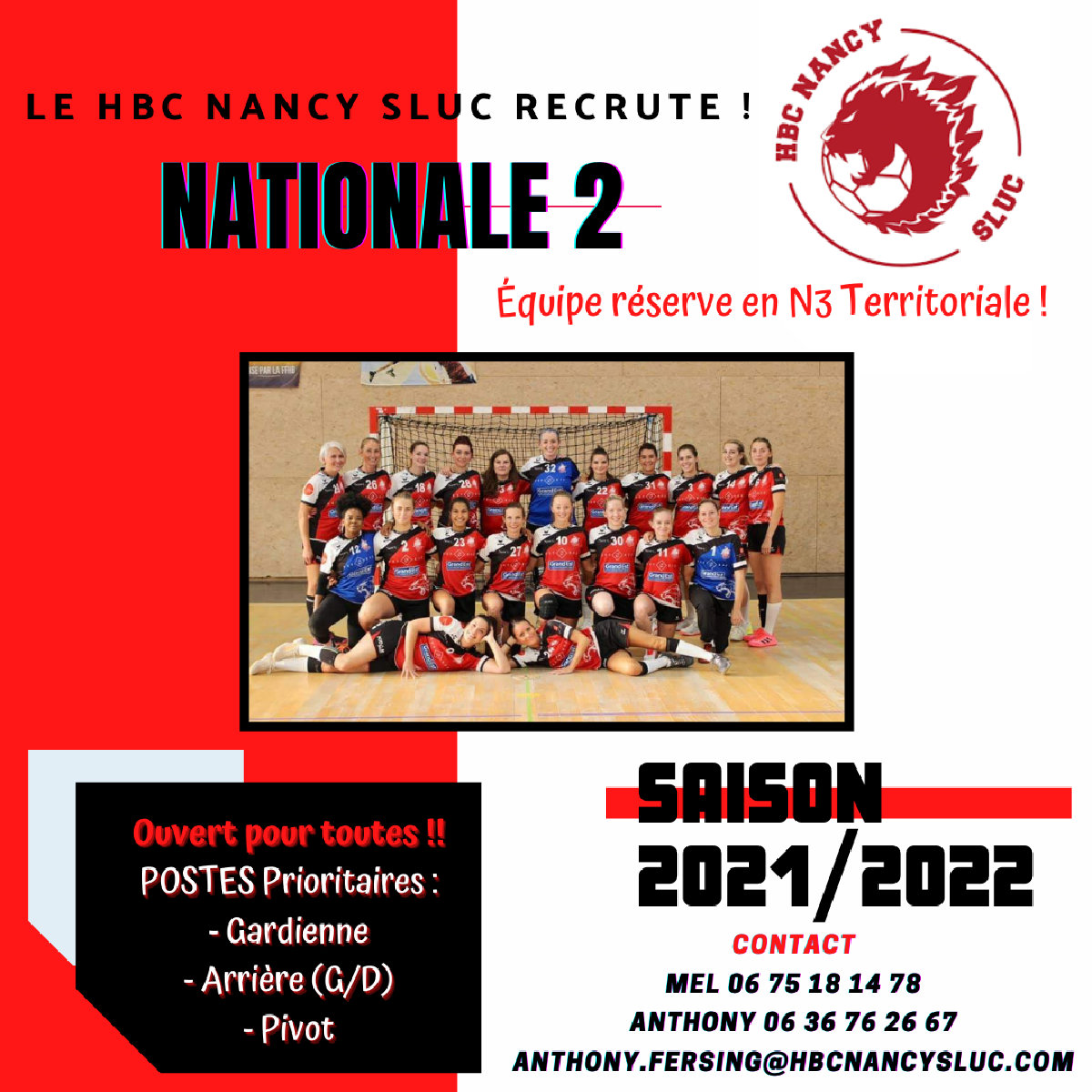 Rejoindre le HBC Nancy SLUC Rejoindre le HBC Nancy SLUC
