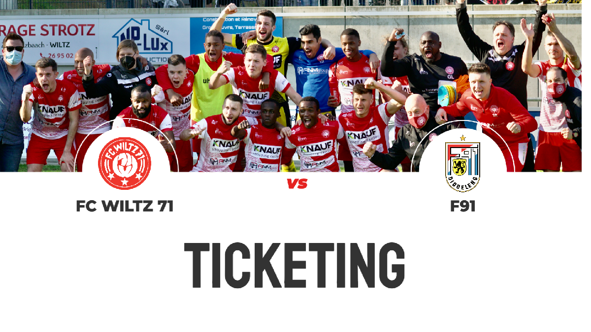 TICKETING INFO VS F91 - SOLD OUT