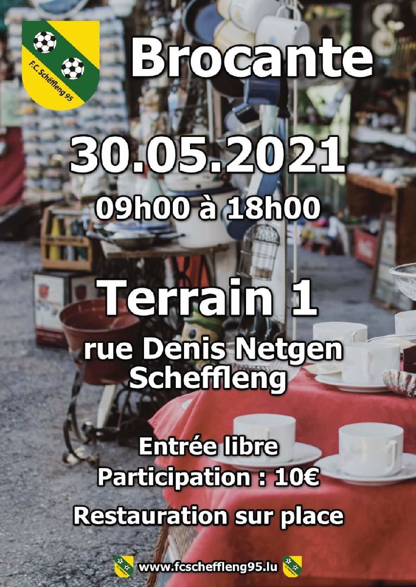 Brocante  dimanche 30 mai 2021