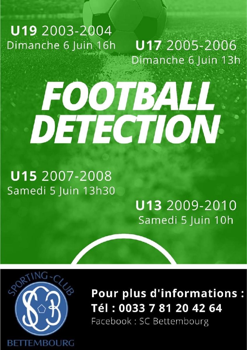 Détection Football SC Bettembourg Détection Football SC Bettembourg