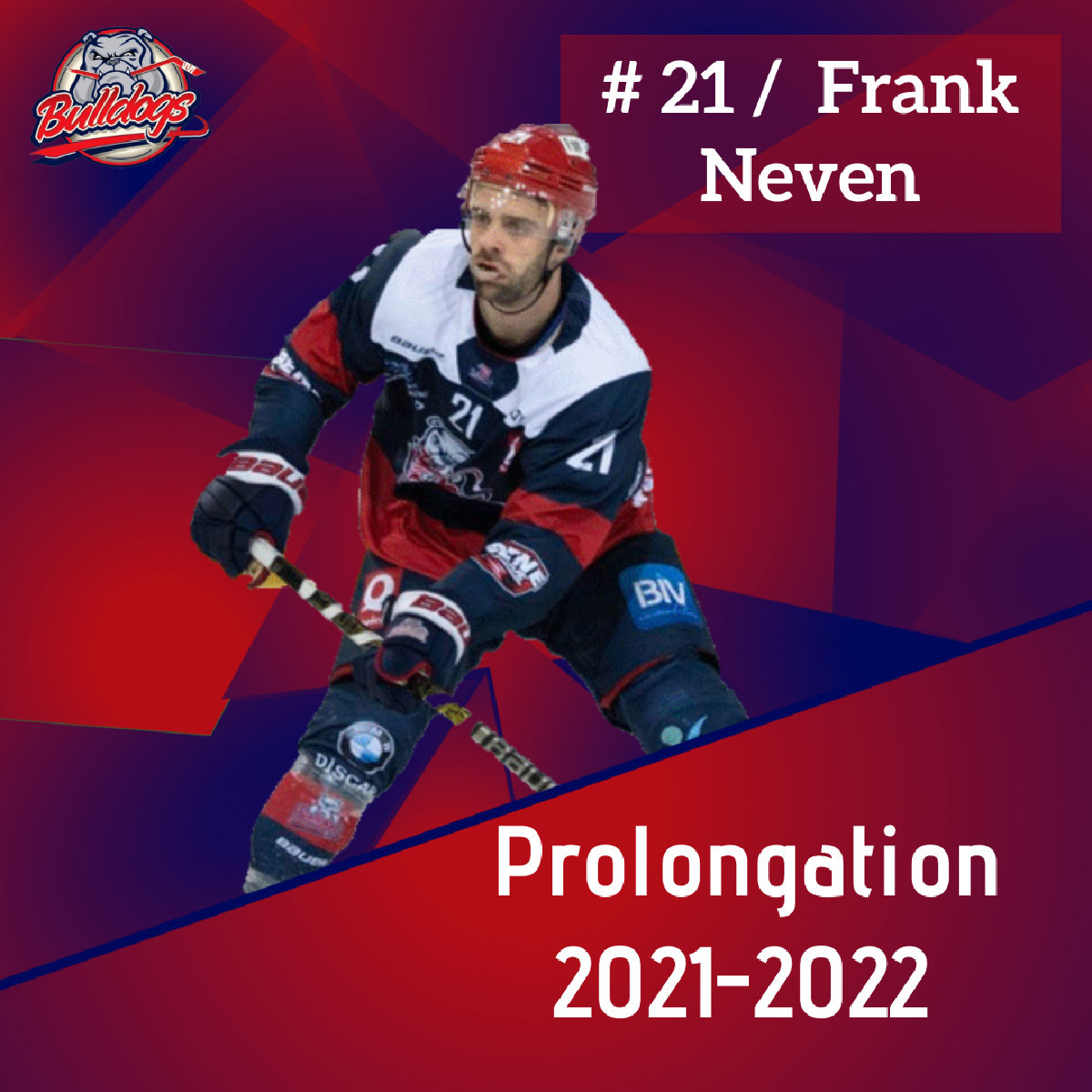 9ème saison pour Frank Neven chez les Bulldogs de Liège 9ème saison pour Frank Neven chez les Bulldogs de Liège