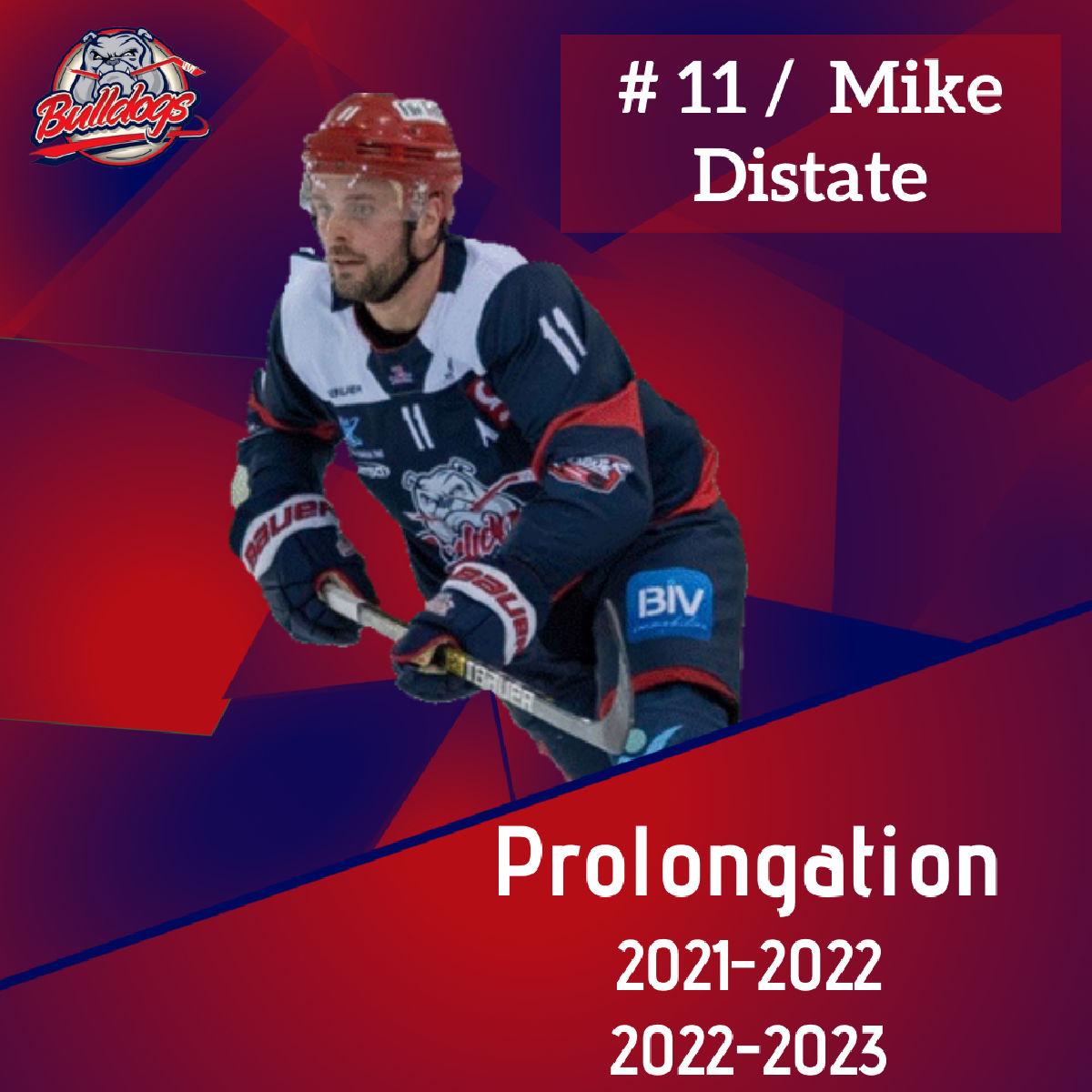 Mike Distate prolonge avec les Bulldogs de Liège jusqu'en 2023 Mike Distate prolonge avec les Bulldogs de Liège jusqu'en 2023