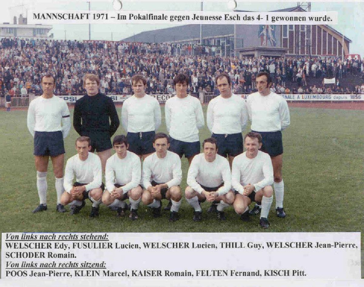 *** 50 Joer - F.C. Jeunesse Hautcharage Coupe de Luxembourg *** *** 50 Joer - F.C. Jeunesse Hautcharage Coupe de Luxembourg ***