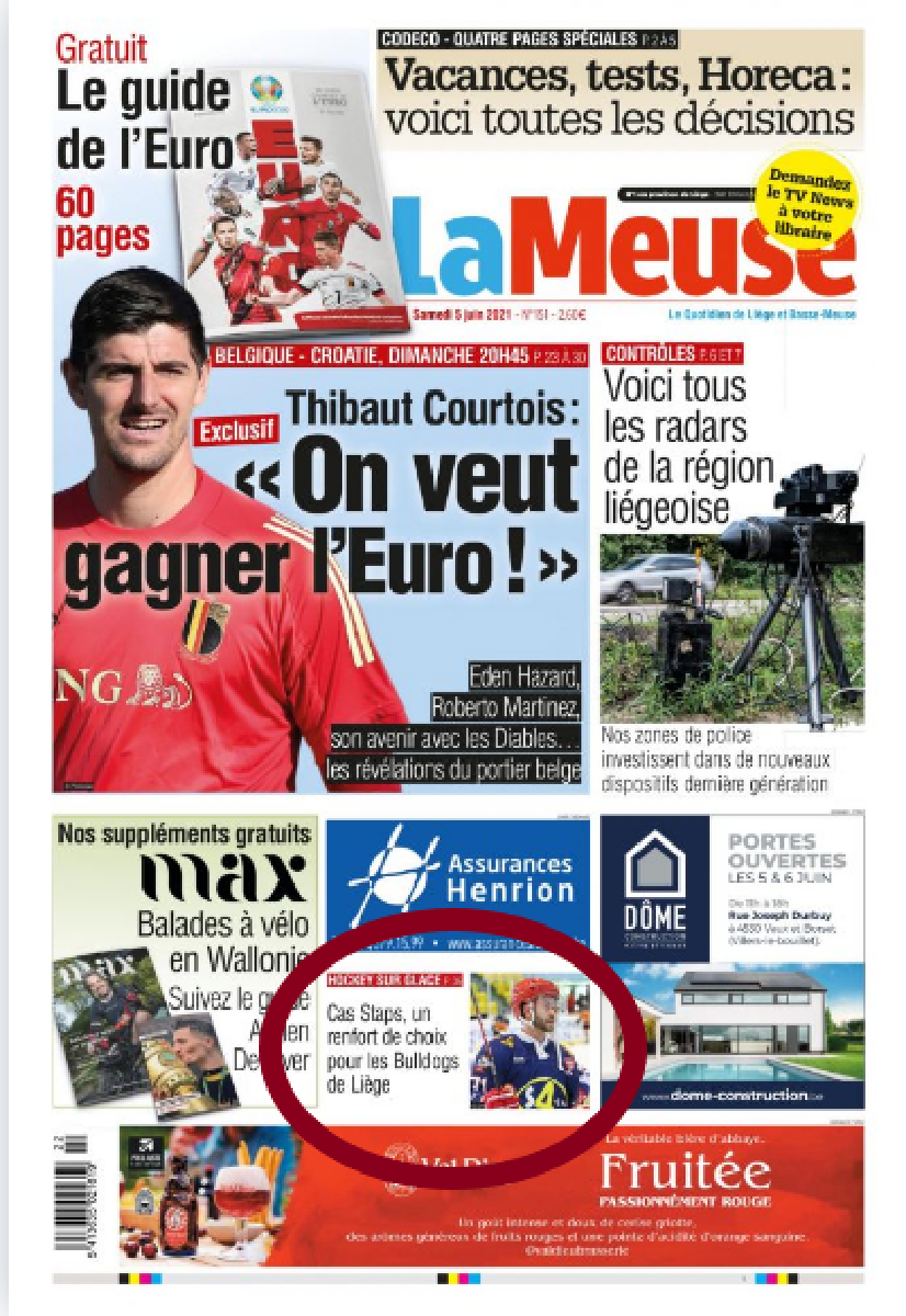 La Meuse et la Meuse web de ce samedi 5 juin (toutes les photos en annexe) La Meuse et la Meuse web de ce samedi 5 juin (toutes les photos en annexe)