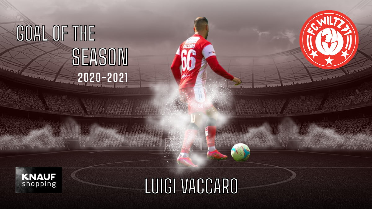 THE GOAL OF THE SEASON = Luigi VACCARO THE GOAL OF THE SEASON = Luigi VACCARO