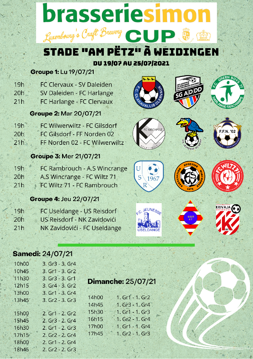6. BRASSERIE SIMON CUP! 6. BRASSERIE SIMON CUP!